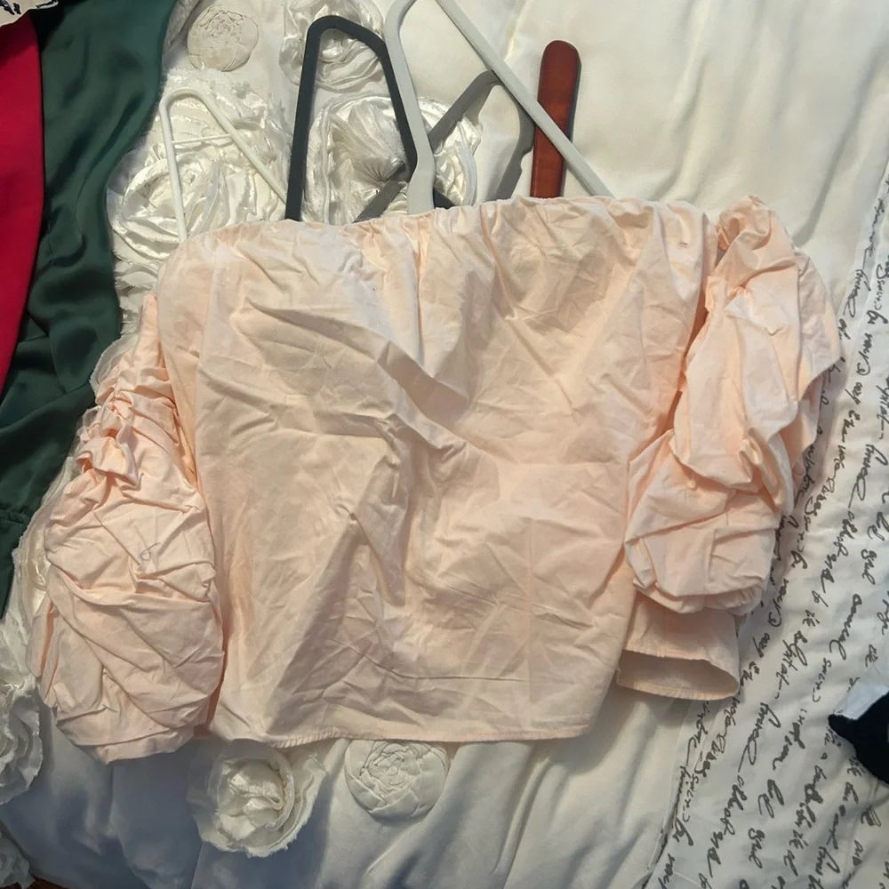 Pink strapless top - Picture 5 of 5
